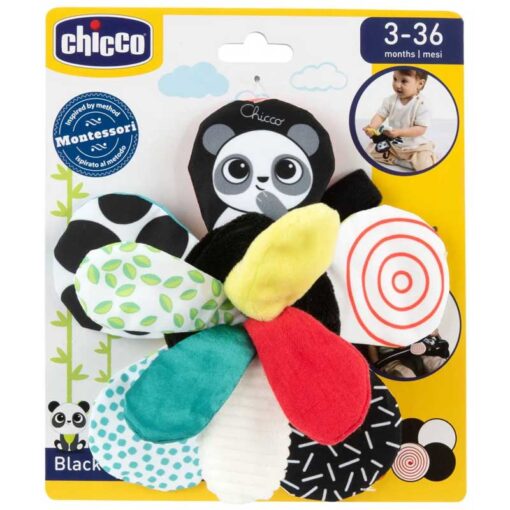 Chicco Baby Sense & Focus Black & White Flower Soft Baby Toy